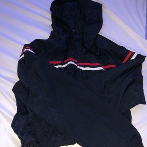 Brandy Melville Crystal windbreaker jacket